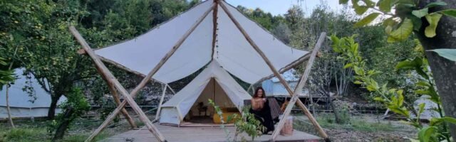 glamping tent